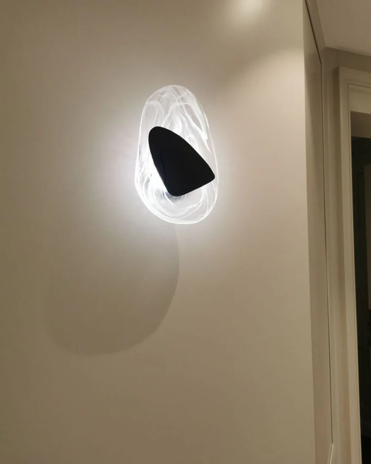 WOMO Water Ripple Sculptural Wall Sconce-WM6041 - Image 21