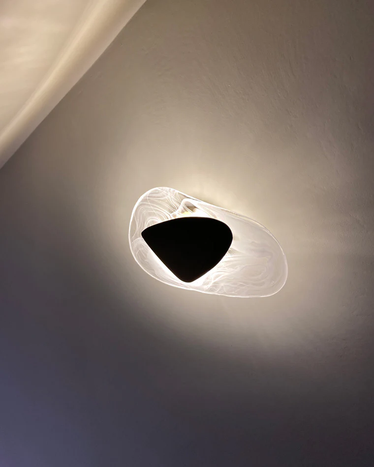 WOMO Water Ripple Sculptural Wall Sconce-WM6041 - Image 22