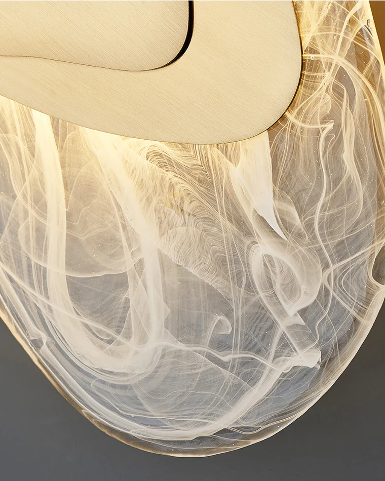 WOMO Water Ripple Sculptural Wall Sconce-WM6041 - Image 25