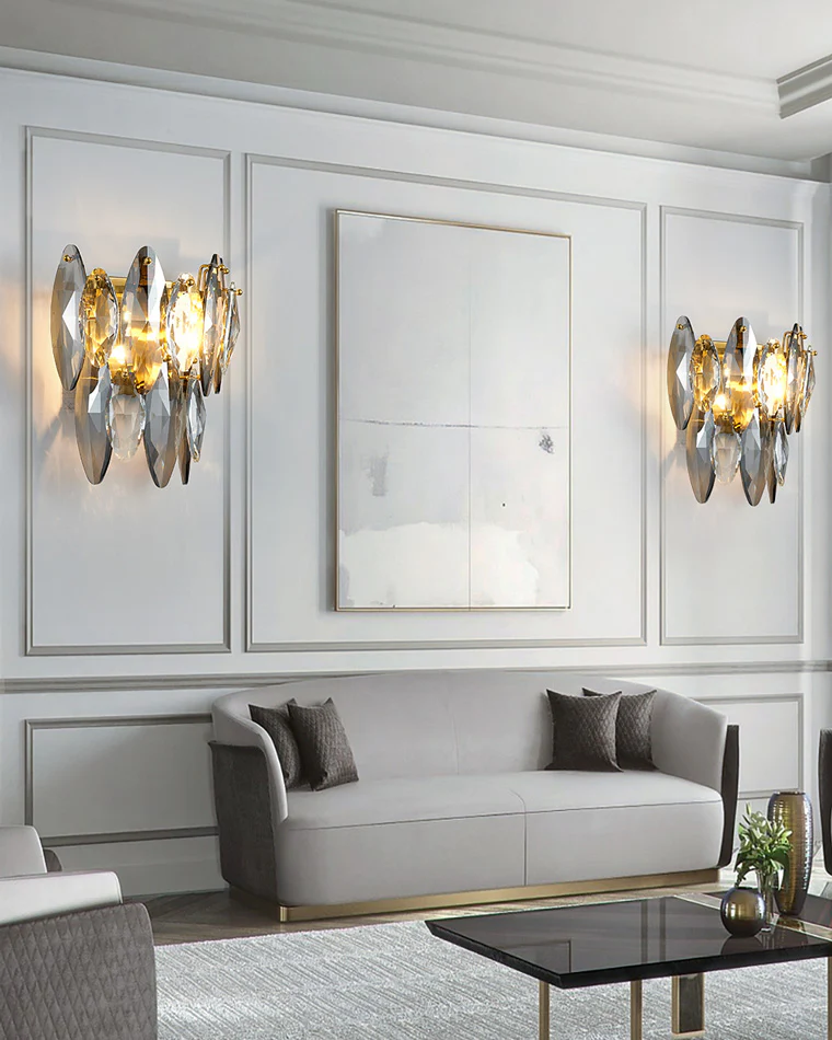 WOMO Luxury Crystal Wall Sconce-WM6021 - Image 3