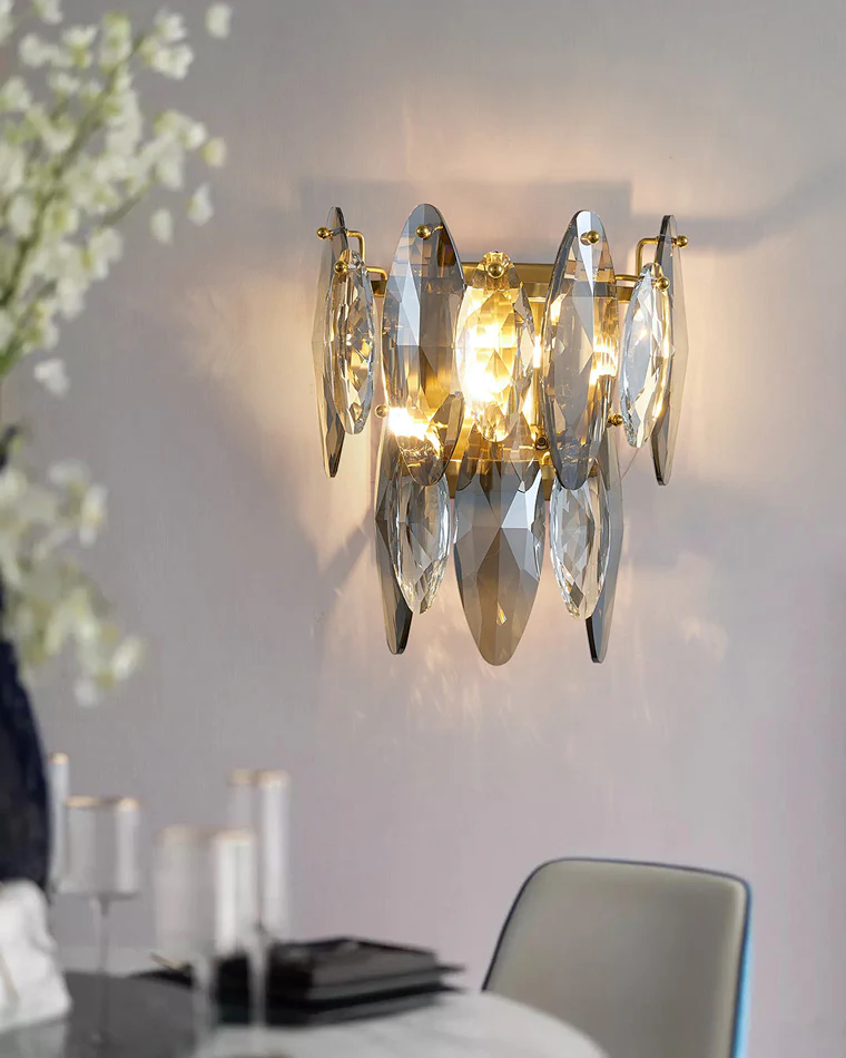 WOMO Luxury Crystal Wall Sconce-WM6021 - Image 4