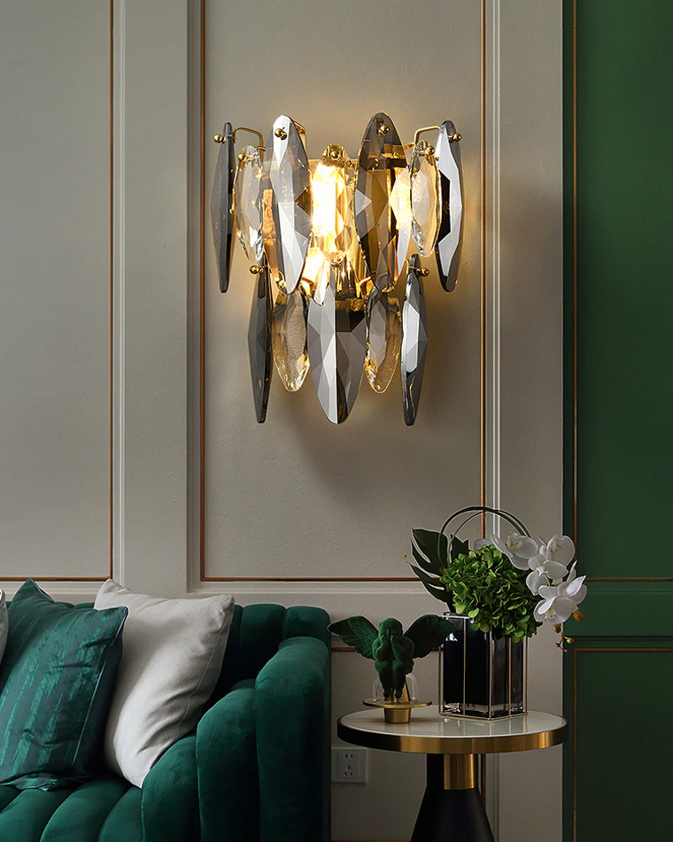 WOMO Luxury Crystal Wall Sconce-WM6021 - Image 8