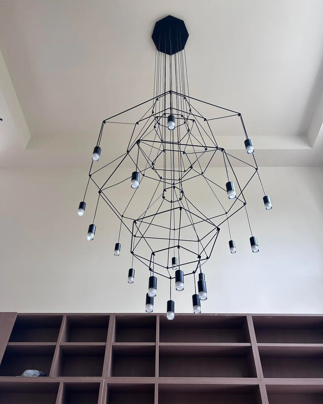 WOMO Wire Tiered Sculptural Chandelier-WM2066 - Image 16
