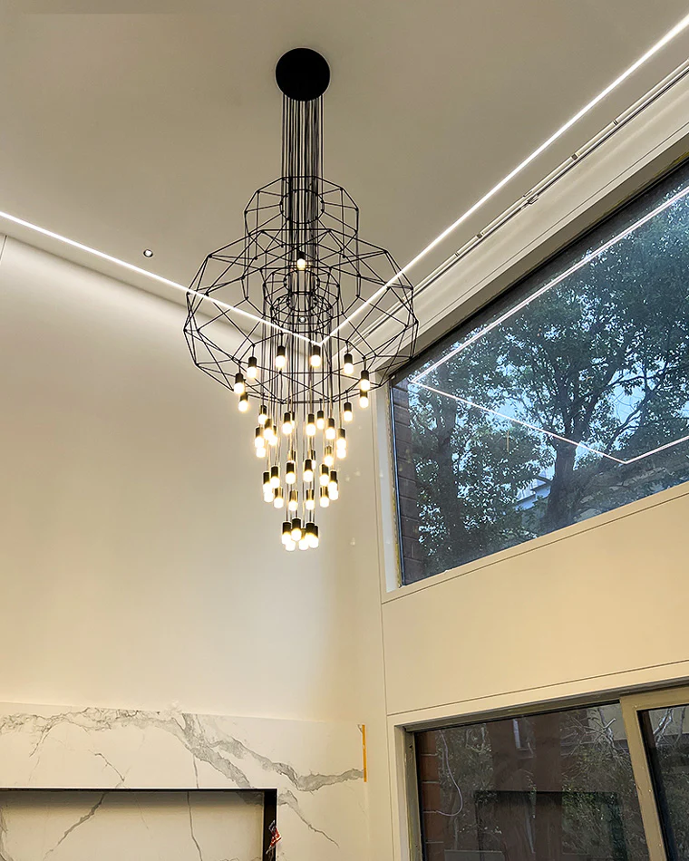 WOMO Wire Tiered Sculptural Chandelier-WM2066 - Image 20