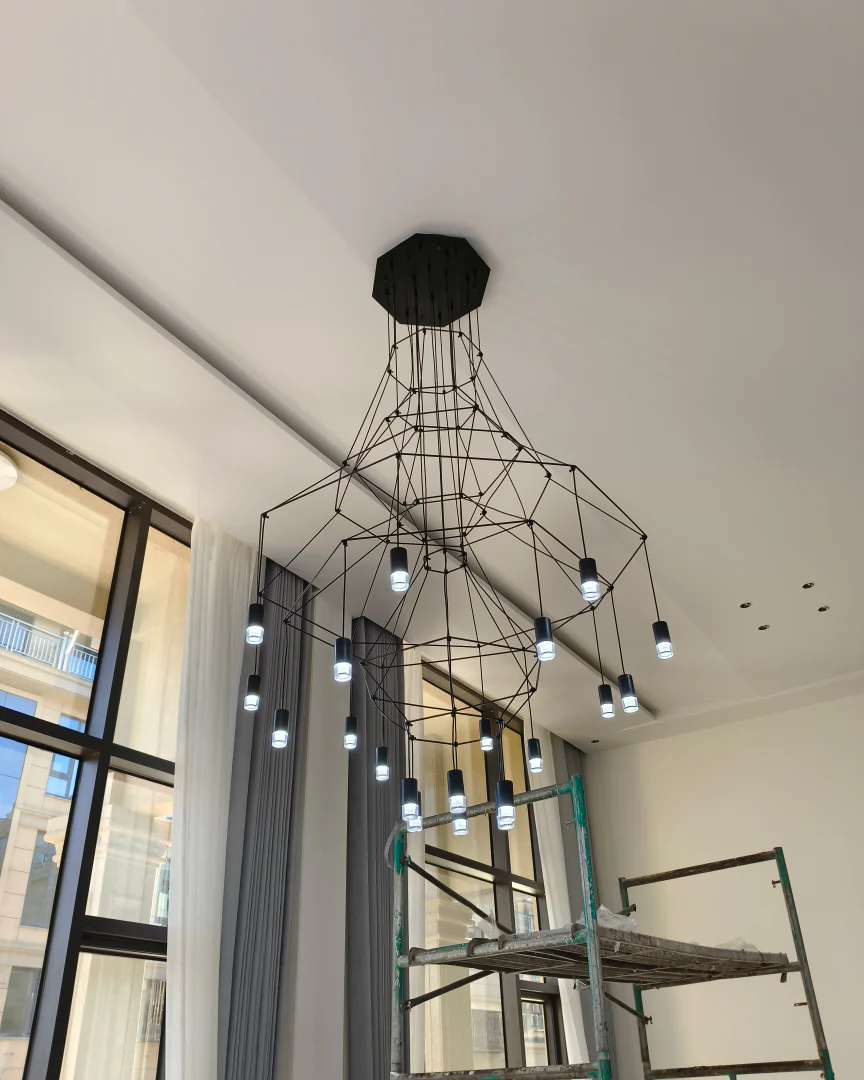 WOMO Wire Tiered Sculptural Chandelier-WM2066 - Image 21