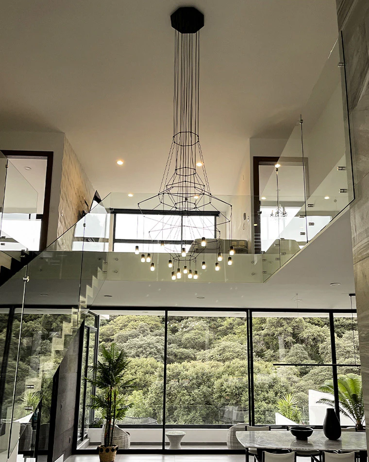 WOMO Wire Tiered Sculptural Chandelier-WM2066 - Image 5