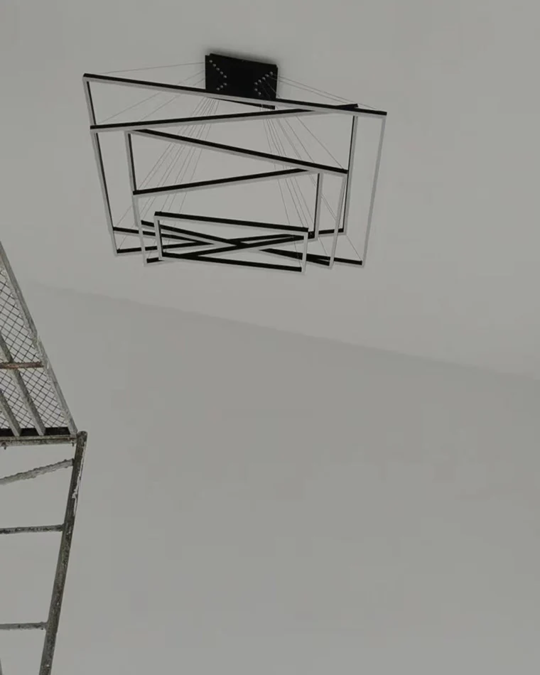 WOMO Tiered Rectangular LED Chandelier-WM2120 - Image 12