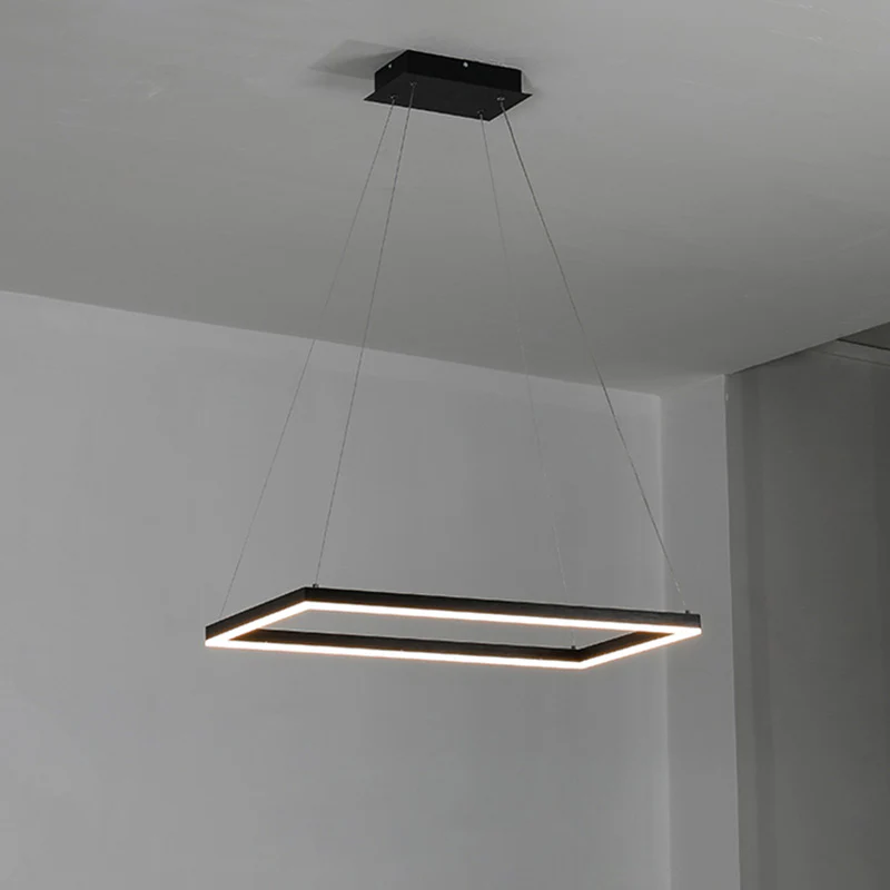 WOMO Tiered Rectangular LED Chandelier-WM2120 - Image 33