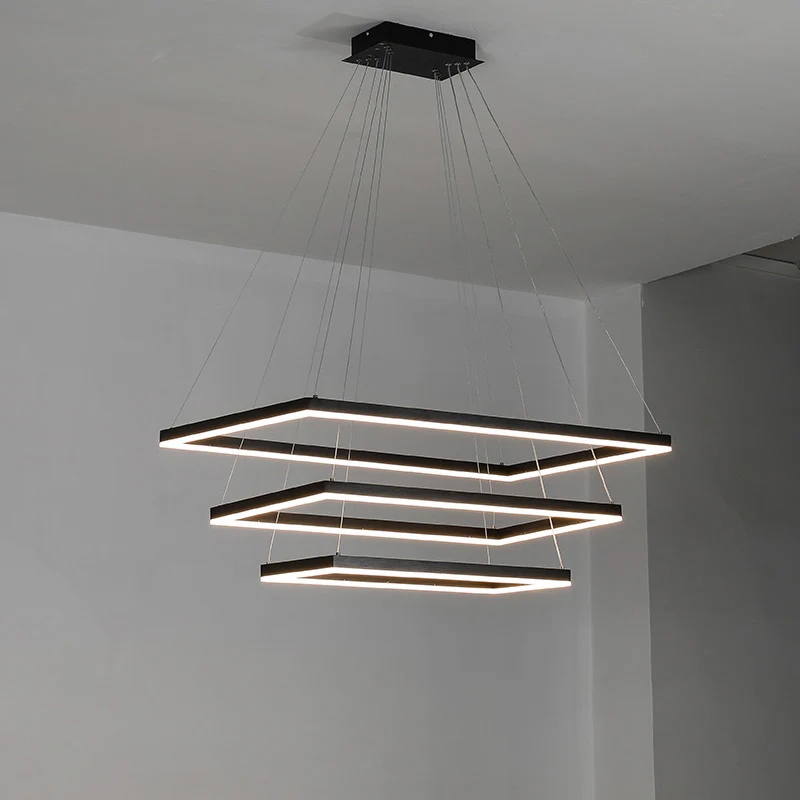 WOMO Tiered Rectangular LED Chandelier-WM2120 - Image 47