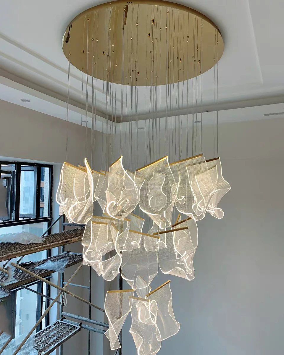 WOMO Breeze Dimmable Acrylic Chandelier-WM2158 - Image 28