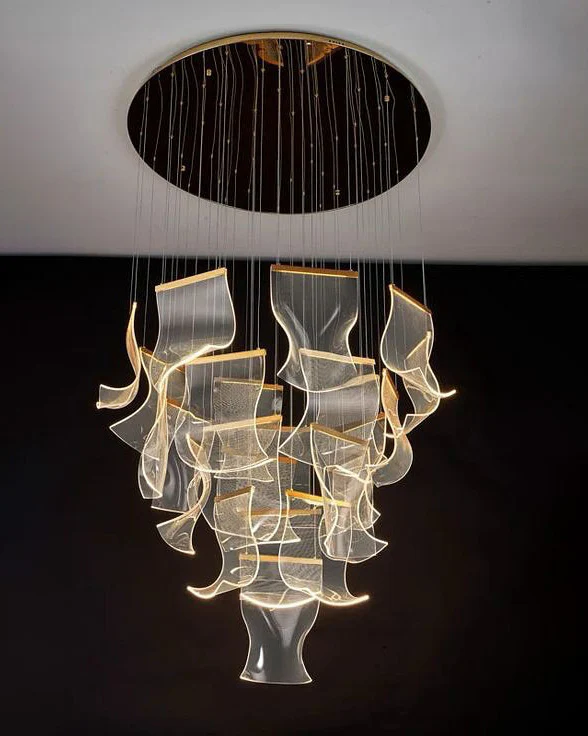 WOMO Breeze Dimmable Acrylic Chandelier-WM2158 - Image 45