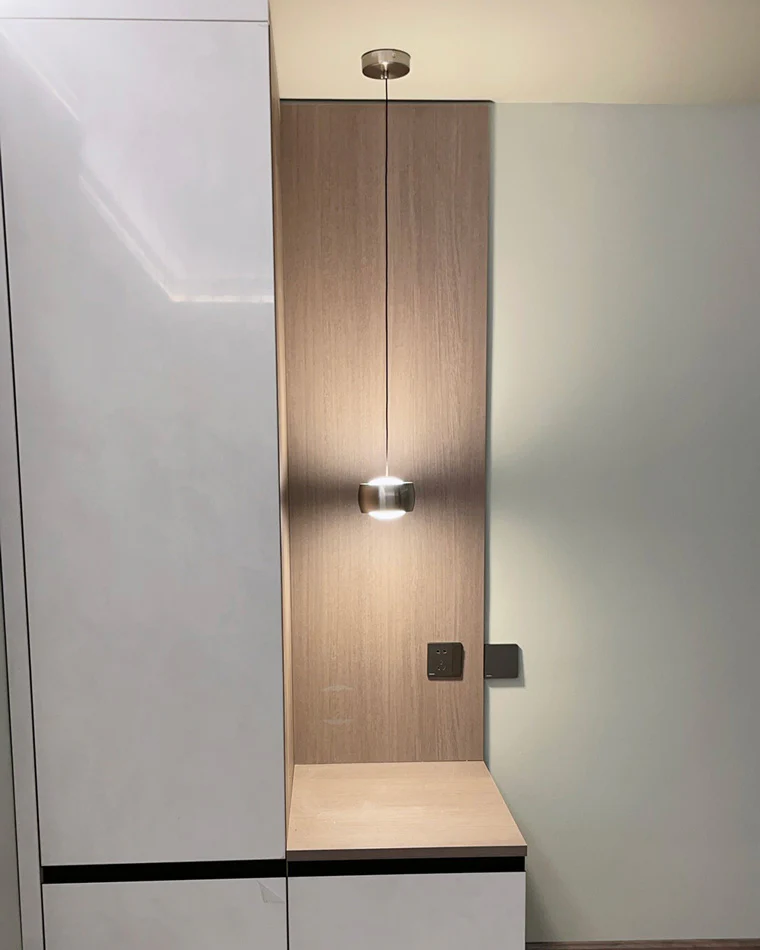 WOMO Small Drum Pendant Light-WM2032 - Image 12