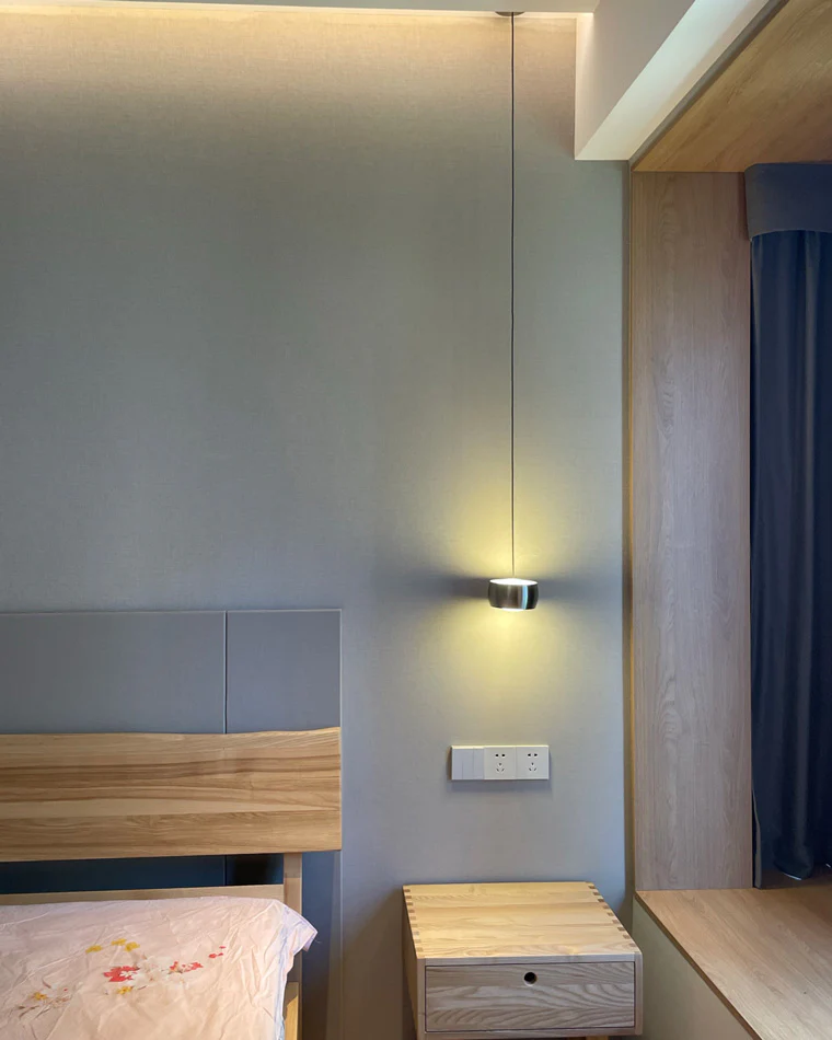 WOMO Small Drum Pendant Light-WM2032 - Image 14