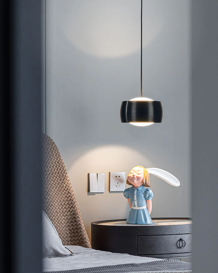 WOMO Small Drum Pendant Light-WM2032 - Image 16