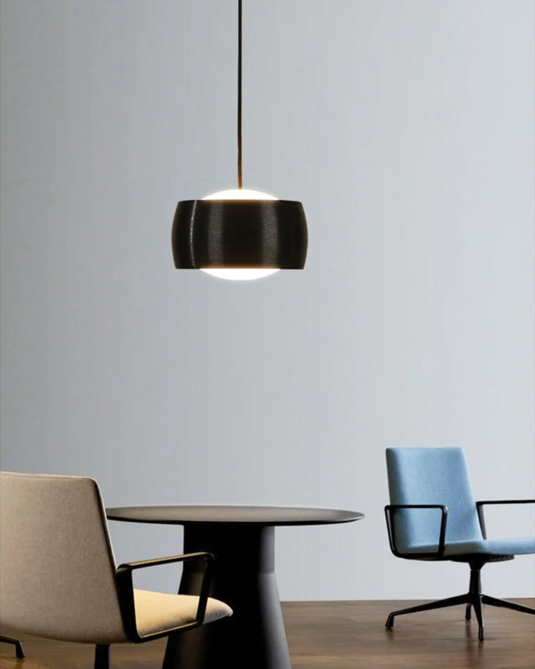 WOMO Small Drum Pendant Light-WM2032 - Image 5