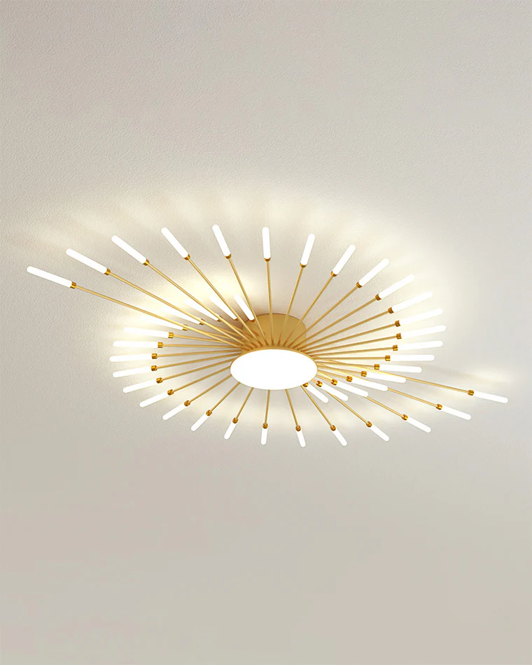 WOMO Firework Sunburst Flush Mount Ceiling Light-WM1001 - Image 12