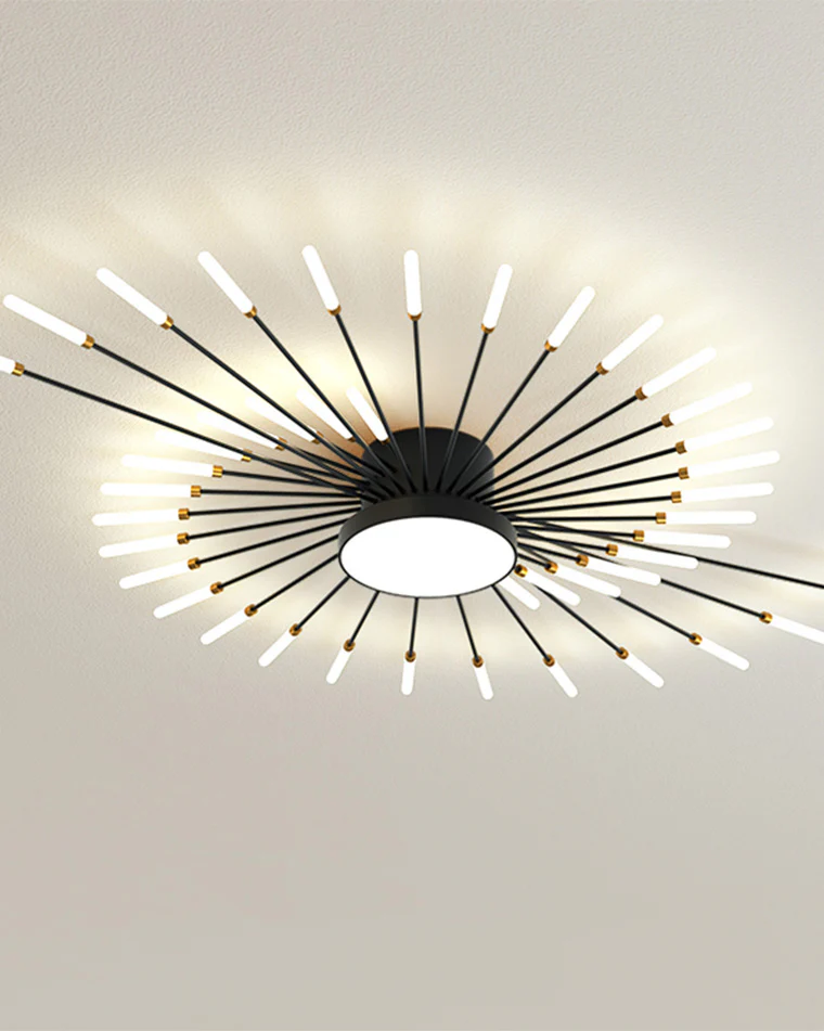 WOMO Firework Sunburst Flush Mount Ceiling Light-WM1001 - Image 13