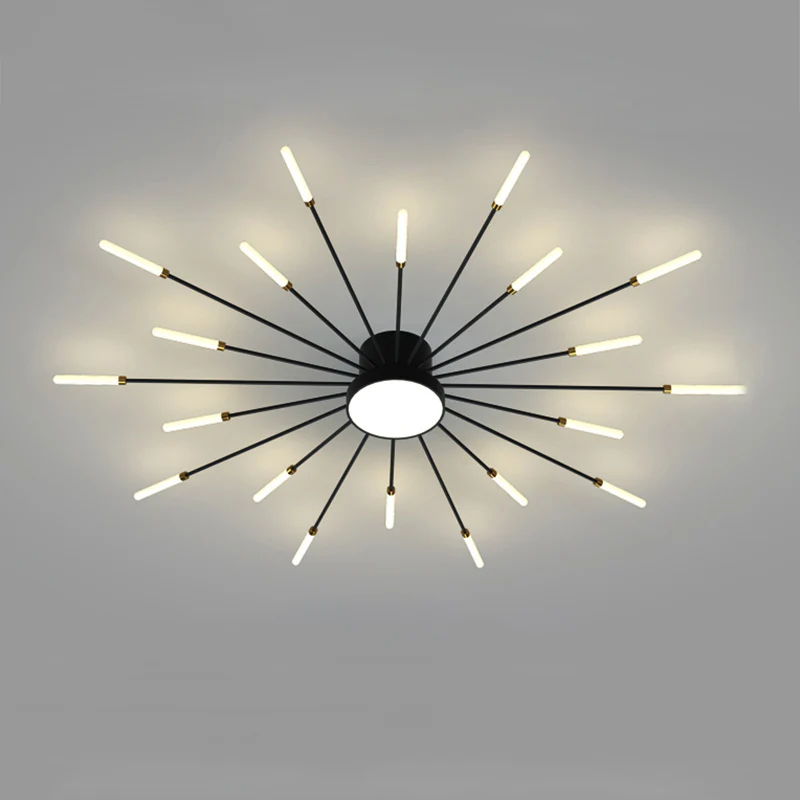 WOMO Firework Sunburst Flush Mount Ceiling Light-WM1001 - Image 16