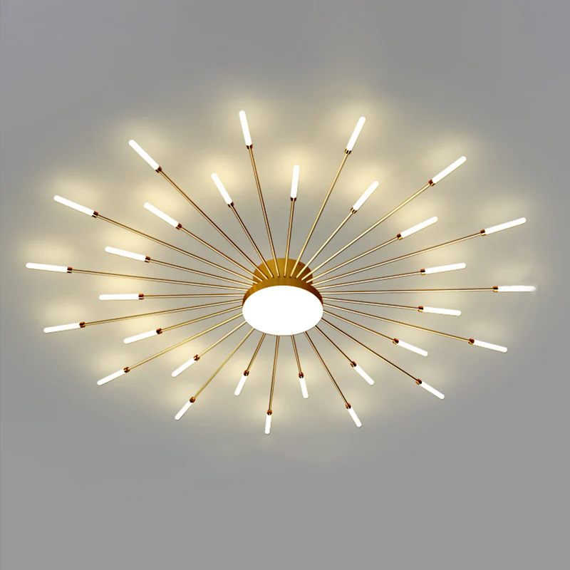 WOMO Firework Sunburst Flush Mount Ceiling Light-WM1001 - Image 18