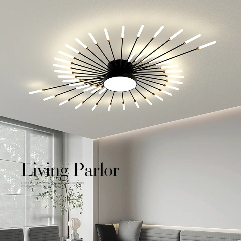 WOMO Firework Sunburst Flush Mount Ceiling Light-WM1001 - Image 3