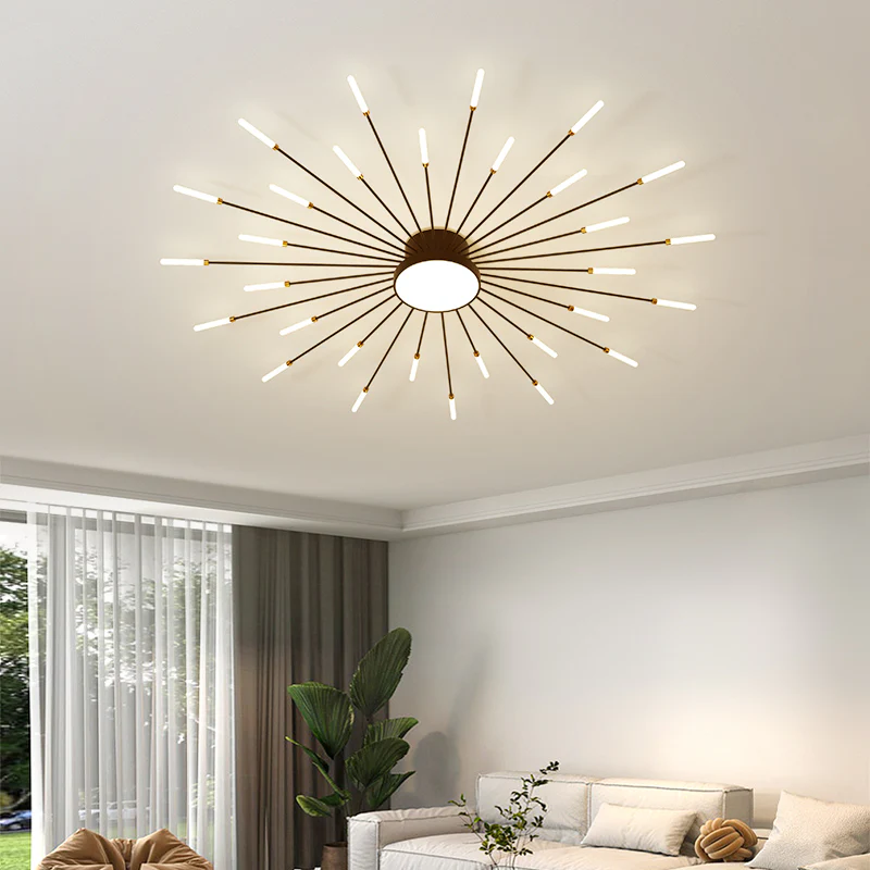 WOMO Firework Sunburst Flush Mount Ceiling Light-WM1001 - Image 6