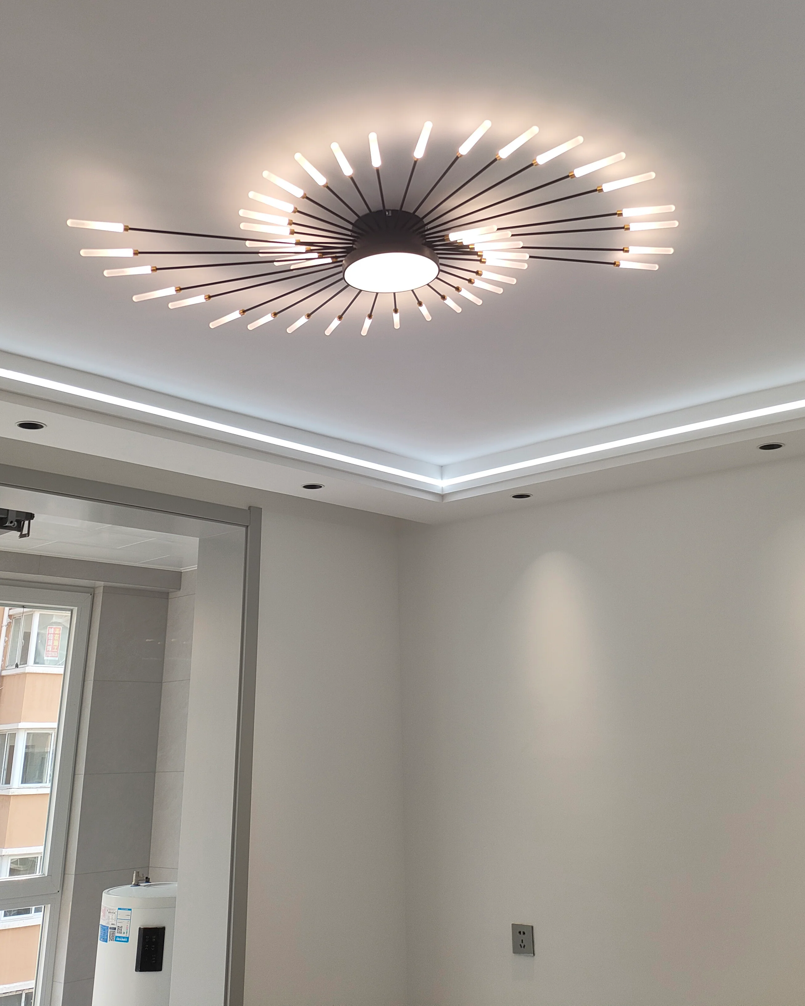 WOMO Firework Sunburst Flush Mount Ceiling Light-WM1001 - Image 9