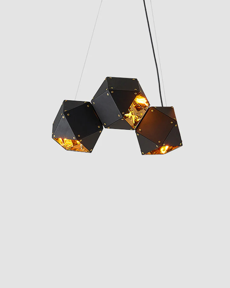 WOMO Long Steel Sculptural Chandelier-WM2076 - Image 11