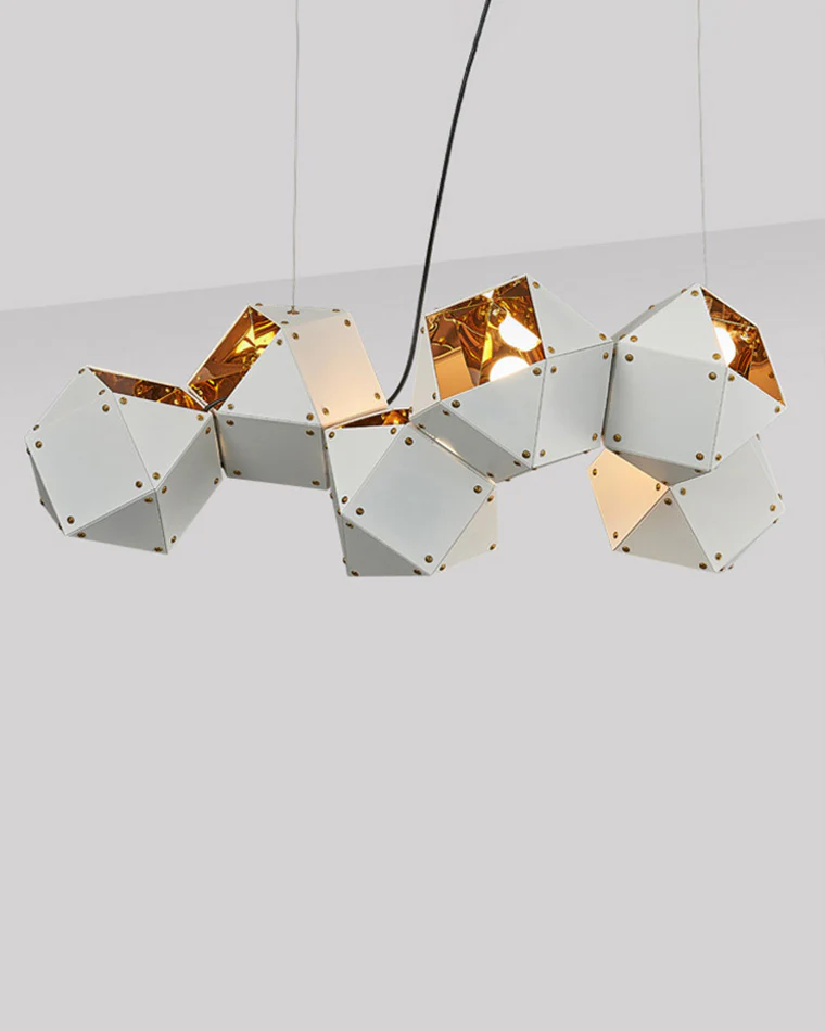 WOMO Long Steel Sculptural Chandelier-WM2076 - Image 20