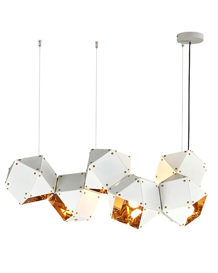 WOMO Long Steel Sculptural Chandelier-WM2076 - Image 25