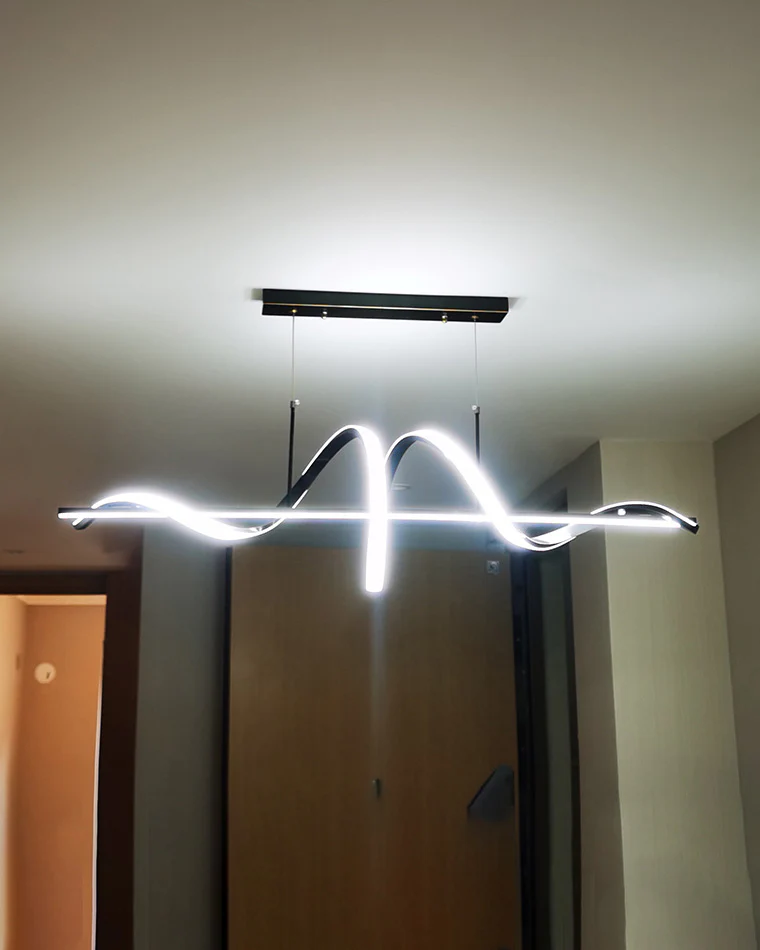 WOMO Spiral Led Kitchen Pendant Light-WM2129 - Image 14