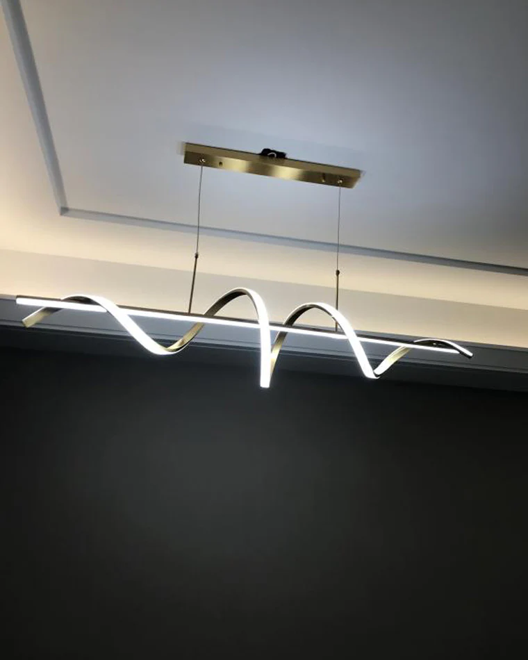 WOMO Spiral Led Kitchen Pendant Light-WM2129 - Image 15