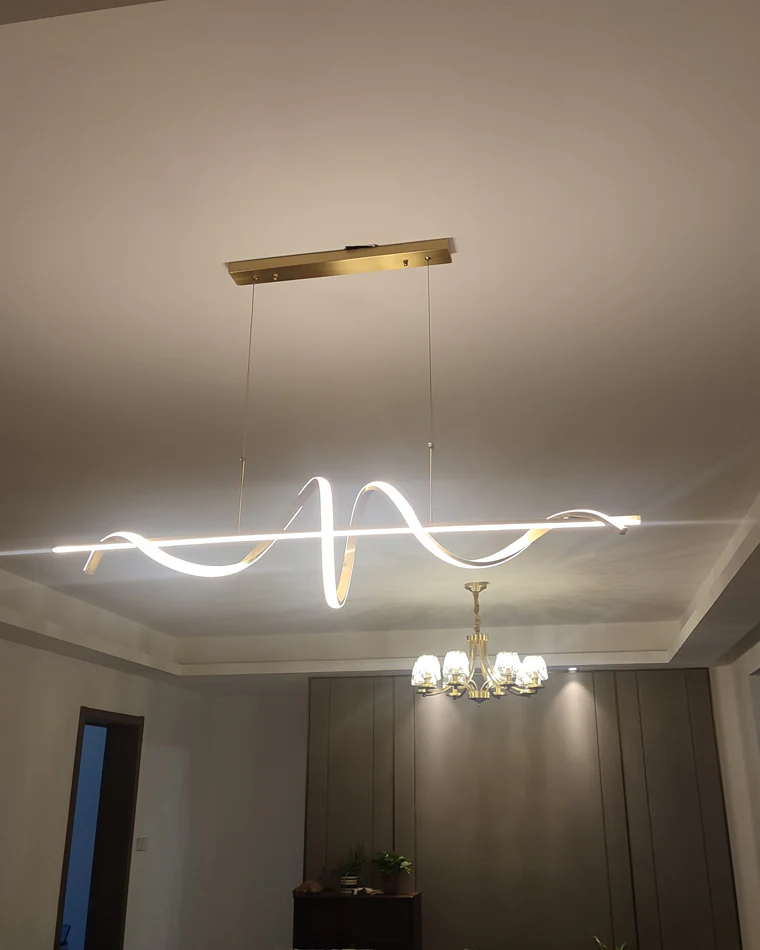 WOMO Spiral Led Kitchen Pendant Light-WM2129 - Image 18