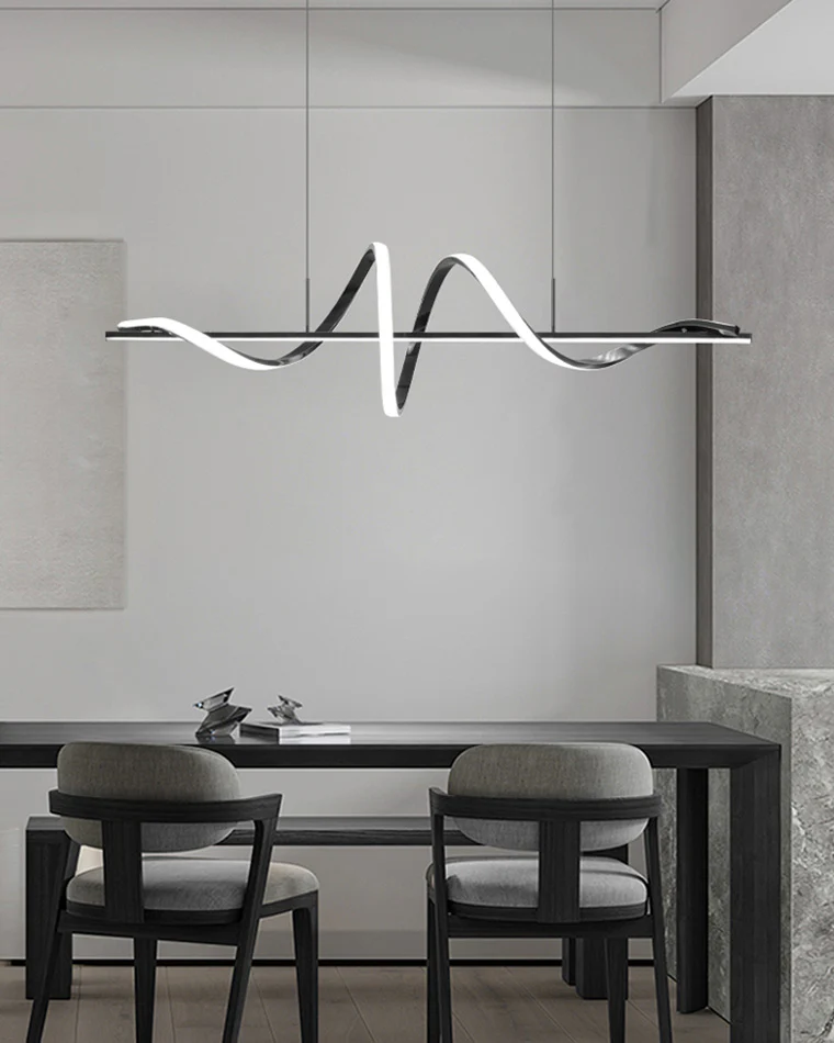 WOMO Spiral Led Kitchen Pendant Light-WM2129 - Image 2