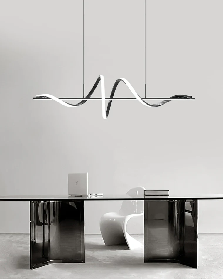 WOMO Spiral Led Kitchen Pendant Light-WM2129 - Image 3