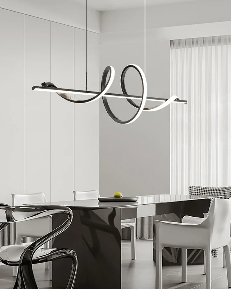 WOMO Spiral Led Kitchen Pendant Light-WM2129 - Image 5