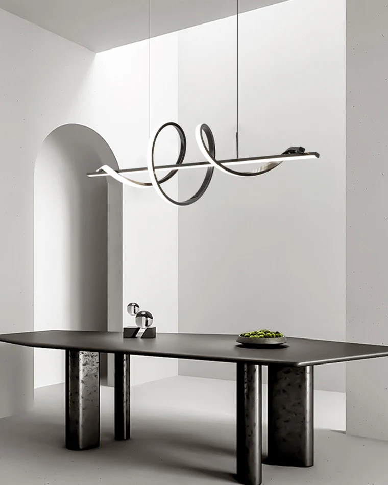 WOMO Spiral Led Kitchen Pendant Light-WM2129 - Image 6