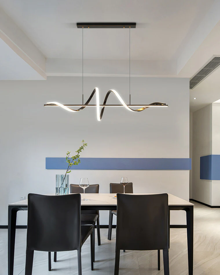 WOMO Spiral Led Kitchen Pendant Light-WM2129 - Image 7