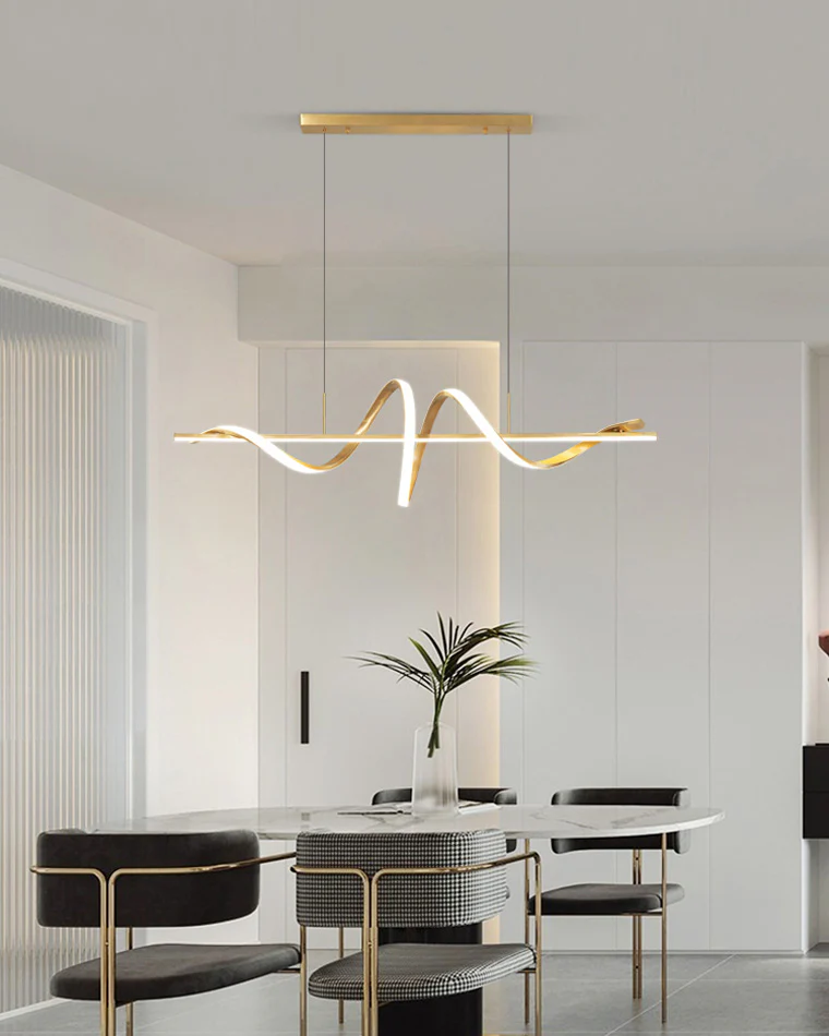 WOMO Spiral Led Kitchen Pendant Light-WM2129 - Image 8