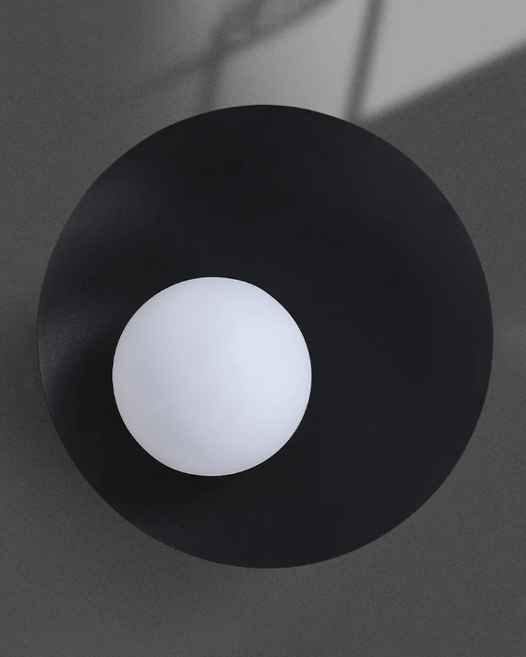 WOMO Frosted Glass Globe Asymmetrical Ceiling Light-WM1021 - Image 13