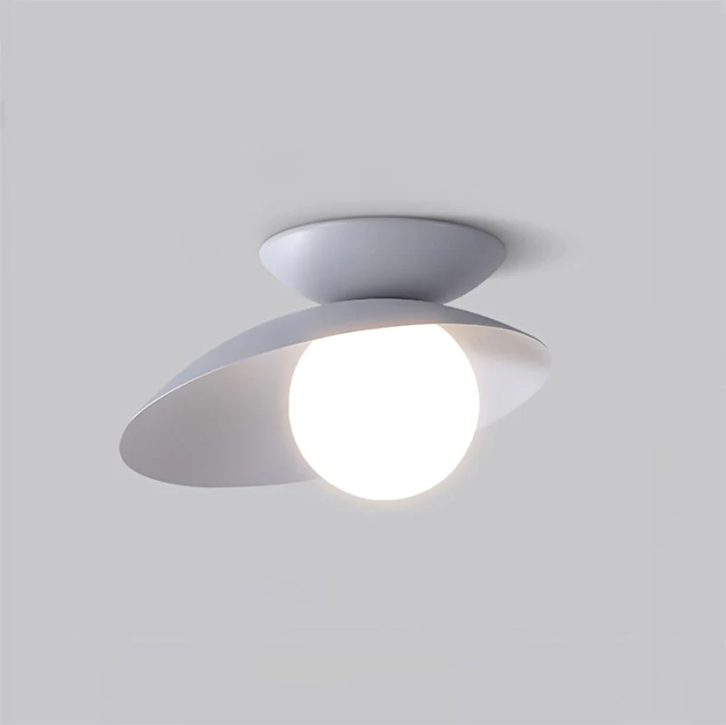 WOMO Frosted Glass Globe Asymmetrical Ceiling Light-WM1021 - Image 14