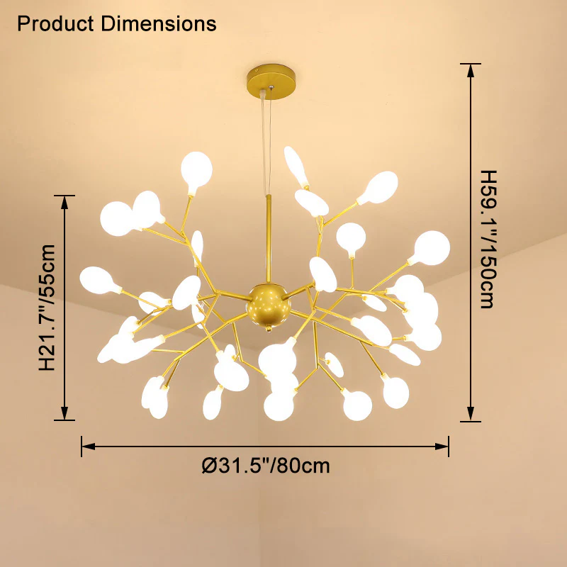 WOMO Heracleum/Firefly Chandelier-WM2113 - Image 73