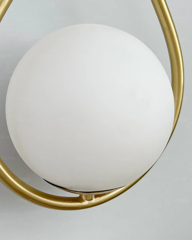 WOMO Glass Globe Tear Drop Wall Sconce-WM6022 - Image 15