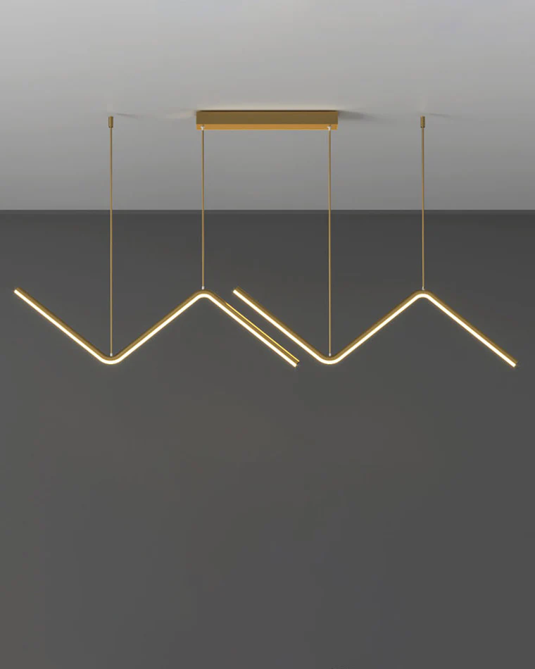 WOMO ZigZag LED Kitchen Pendant Light-WM2154 - Image 11