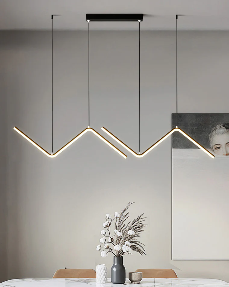 WOMO ZigZag LED Kitchen Pendant Light-WM2154 - Image 13