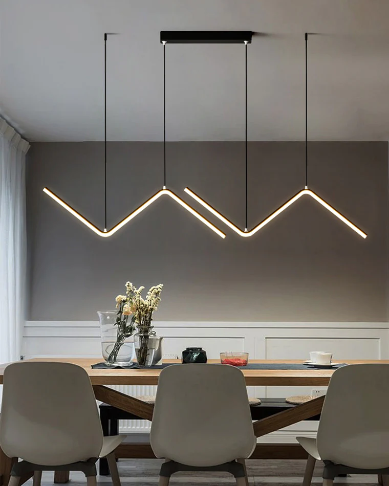 WOMO ZigZag LED Kitchen Pendant Light-WM2154 - Image 15