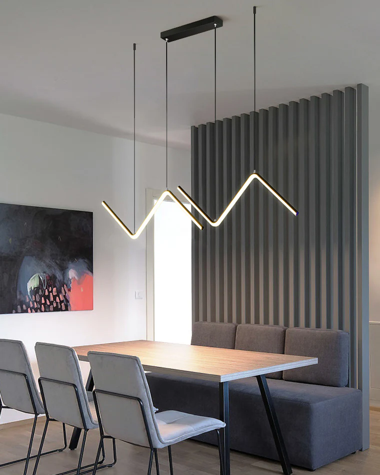 WOMO ZigZag LED Kitchen Pendant Light-WM2154 - Image 17