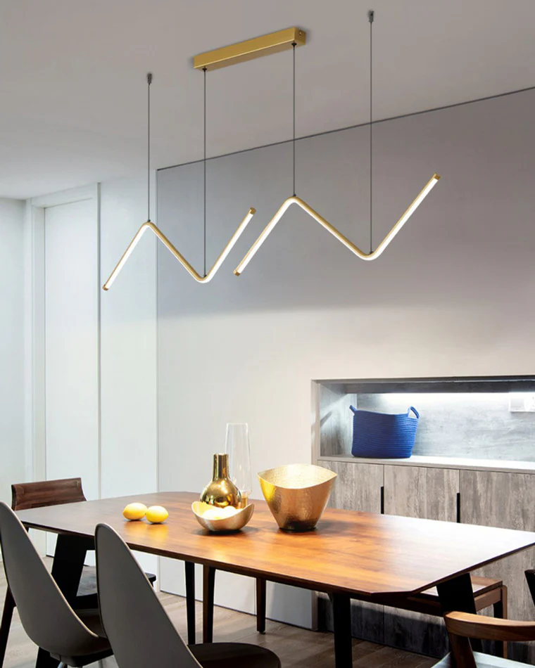 WOMO ZigZag LED Kitchen Pendant Light-WM2154 - Image 19