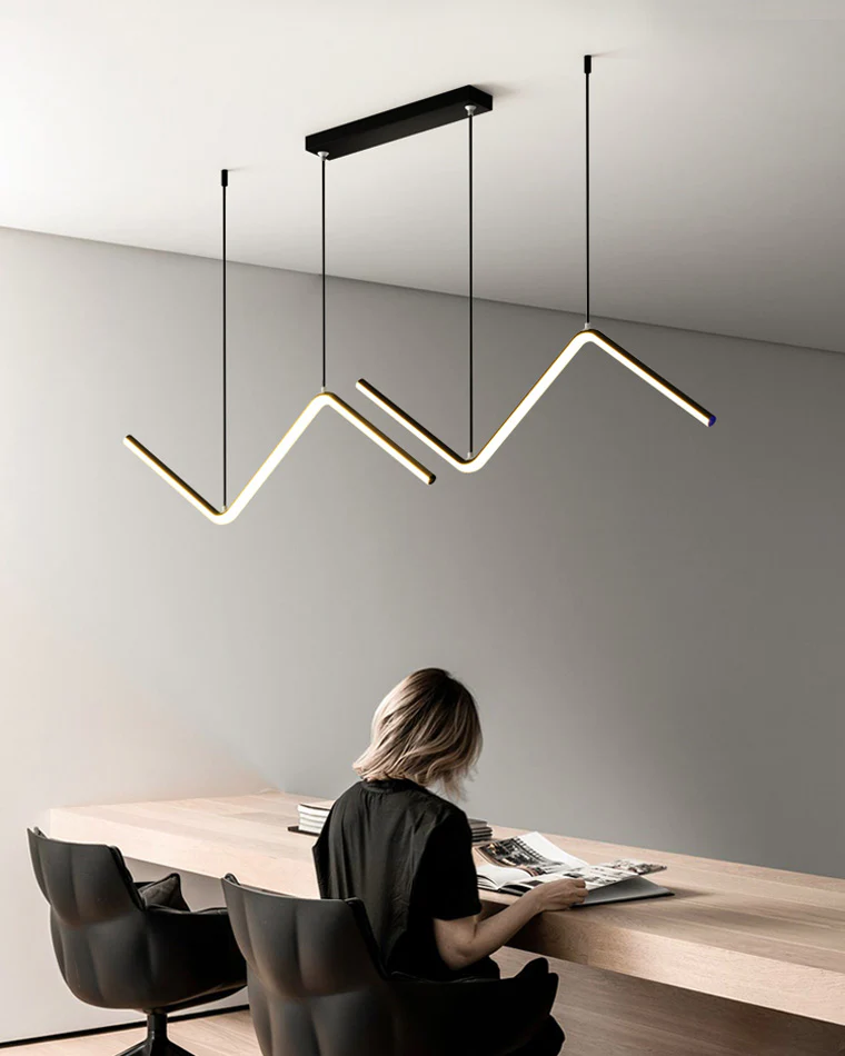 WOMO ZigZag LED Kitchen Pendant Light-WM2154 - Image 20