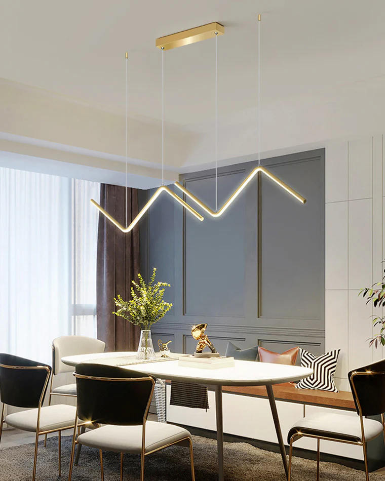 WOMO ZigZag LED Kitchen Pendant Light-WM2154 - Image 21
