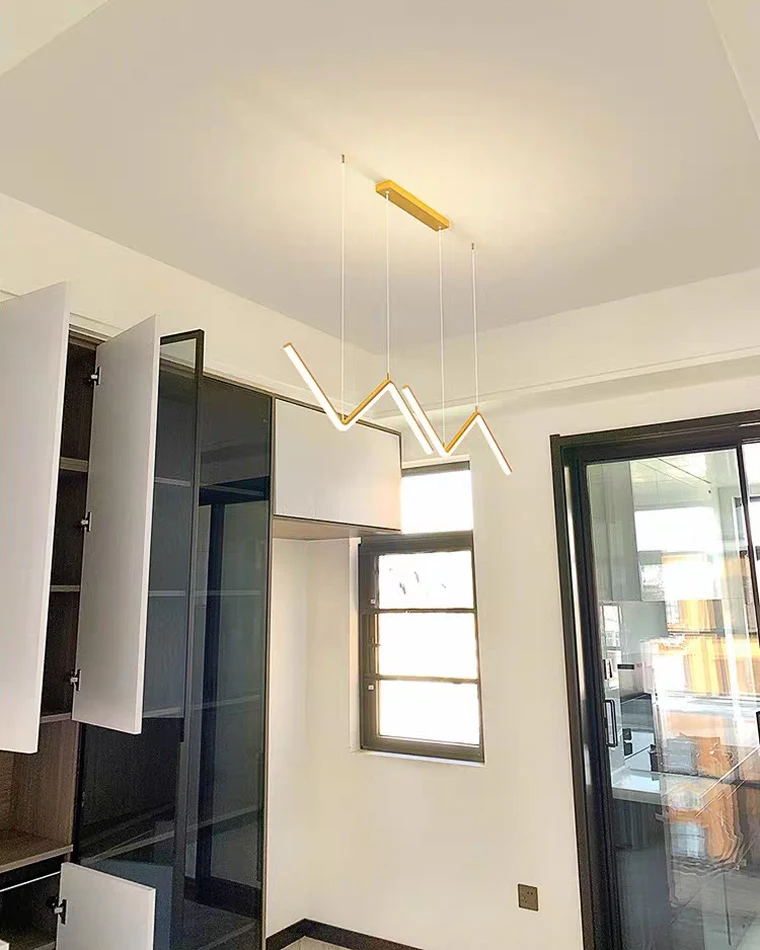 WOMO ZigZag LED Kitchen Pendant Light-WM2154 - Image 27
